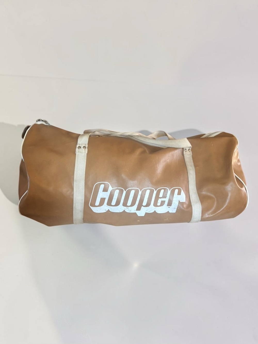 Vintage Cooper VKB Hockey Equipment Bag Brown Barbados 1970s 1980s Duffle